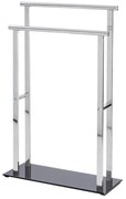 WENKO 22089100 – Wieszak LAVA 52x81,5 cm stal nierdzewna/srebrny/czarny