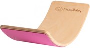 Deska Do Balansowania Z Filcem 80x30cm Dla Dzieci Drewniany Balance Board, Różowy - Meowbaby®