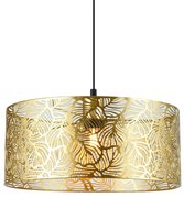 Lampa wisząca Blossom 1xE27 złota, liście, pojedyncza
