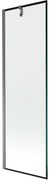 Mexen Next parawan nawannowy 1-skrzydłowy 60 x 150 cm, czarna ramka, gun metal - 895-060-000-00-70-95