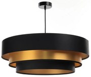 Lampa wisząca TRINITI 1xE27/60W/230V czarno-złota