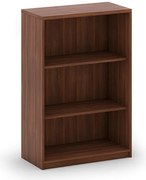 Regał biurowy MIRELLI, 800 x 400 x 1200 mm, orzech