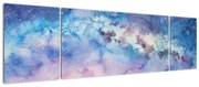 Obraz - Droga Mleczna, akwarela (170x50 cm)