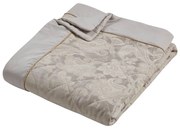 Beżowa narzuta pikowana żakardowa 240x260 cm Opulent Jacquard – Catherine Lansfield