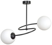 Czarna podwójna lampa sufitowa - 3X D099 W3-A41