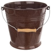 Emaliowane wiaderko 10 l Brown – Orion