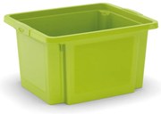 Zielony plastikowy pojemnik 42x35x23 cm H-Box S – KIS