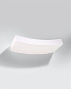 Kinkiet ceramiczny HATTOR biały SOLLUX  LIGHTING