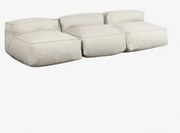 Modułowa Sofa Ogrodowa Dojans, 3-częściowa Kremowa Semoline - Sklum