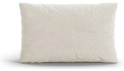 Biała poduszka na sofę z materiału bouclé Poppy – Micadoni