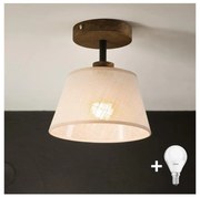 Brilagi - LED lampa ANTHONY 1xE14/60W/230V dąb orzech/beżowa