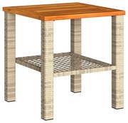 Stolik kawowy technorattanowy do ogrodu T3-E22