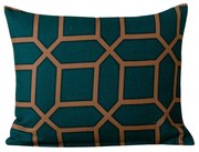 Flanelowa poszewka na poduszkę KERNAL 40x50 cm, zielona