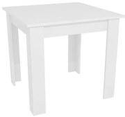 Kwadratowy Stół Biały Kuchenny E0-A96