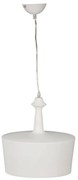 Lampa sufitowa, wisząca, biała, Ø 31 cm