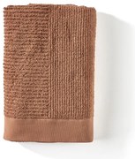 Pomarańczowobrązowy bawełniany ręcznik kąpielowy 70x140 cm Terracotta – Zone