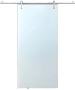 Naścienne drzwi przesuwne CLEAVER — 205 × 93 cm (wys. × szer.) — szkło hartowane