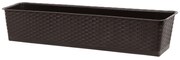 Skrzynka balkonowa Ratolla Case P 80 cm umbra PROSPERPLAST