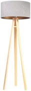 Lampa stojąca HOME 50 szara/złota/sosna BPS KONCEPT