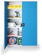 Metalowa szafa warsztatowa, 1950x1200x500 mm, 4 półki, 50 kg