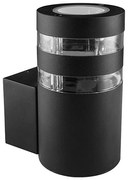 Prezent 31306 - Kinkiet zewnętrzny DAIMA 1xGU10/10W/230V IP44 czarny