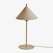 Metalowa Lampa Stołowa Aziel Nude Beżowy - Sklum