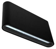 LED Kinkiet zewnętrzny FLOW 2xLED/6W/230V IP54 3000K czarny