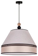Duolla - Żyrandol na lince AVIGNON 1xE27/15W/230V śr. 60 cm beżowy