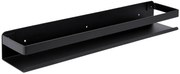 Czarna półka łazienkowa na kosmetyki 50 cm A3-S56