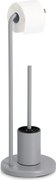 Stojak na papier toaletowy i szczotka do wc VETRO, wys. 63 cm