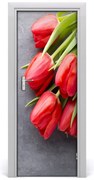 Naklejka samoprzylepna okleina Czerwone tulipany