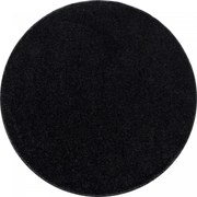 Dywan jednolity Ata antracyt 120 cm x 120 cm koło