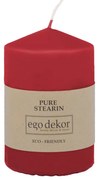 Czerwona świeczka Eco candles by Ego dekor Top, 25 h