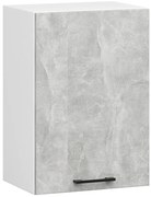 Wisząca szafka do kuchni z półkami w kolorze beton G9-H34