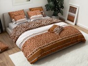 PrzytulneMieszkanie.pl PrzytulneMieszkanie.pl Pościel z bawełny Renforcé EBONY brązowy Rozmiar pościeli: 2 szt 80 x 80 cm | 200 x 220 cm