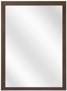 Ciemnobrązowe lustro ścienne drewniane R8-D87
