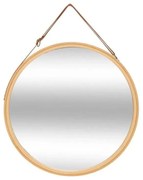 5five - Lustro ścienne LOBEE śr. 38 cm bambus