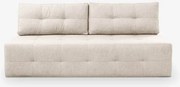 Sofa z Funkcją Spania MORANA Kremowa Nowoczesna