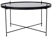 Czarny okrągły stolik ø 70 cm Venezia – House Nordic
