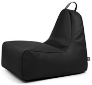 Czarny worek do siedzenia z imitacji skóry Chill XL – So Soft?