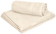 1x Ręcznik kąpielowy CLARYSSE ELEGANCE 70x140 cm + 1x ręcznik CLARYSSE 60x110 cm 100% bawełna, kremowy