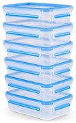 Tefal - ZESTAW 6x Pojemnik na jedzenie 0,8 l MASTER SEAL FRESH niebieski