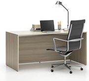 Biurko SEGMENT, 162x80 cm, dąb naturalny