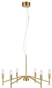 Markslöjd 108210 - Żyrandol na lince MONARCH 6xE14/18W/230V złoty