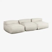 Modułowa Sofa 3-częściowa Dojans Kremowa Semoline - Sklum