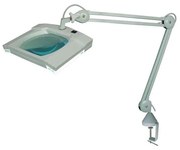LED Lampa stołowa z lupą i klipsem LED/5W/230V