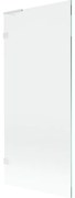 Mexen Lunar L parawan nawannowy 1-skrzydłowy 80 x 150 cm, transparent, biały - 897L-080-000-20-00