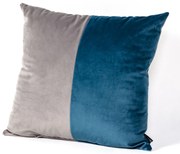 Poduszka Patchwork kwadratowa grey blue