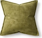 Szenilowa poszewka dekoracyjna Sheila - zielona