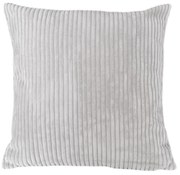 Poszewka na poduszkę 45x45 SZTRUKS ozdobna prążkowana szara
